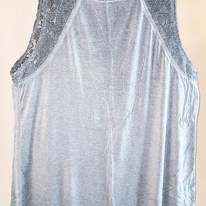 Gray Sleeveless Tank Top